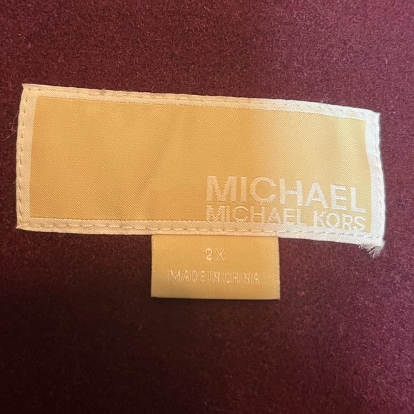 Michael kors Maroon Wool Jacket. Size 2X - Picture 10 of 10